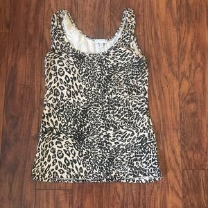 Animal print top